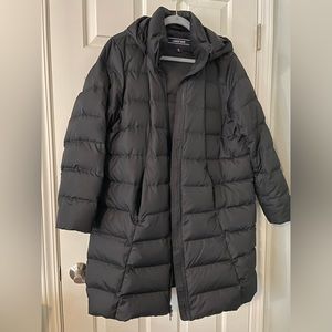 Land’s End Women’s Down long coat XL black